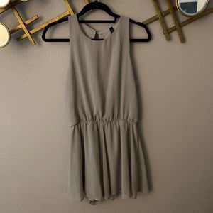 Chiffon Romper in the color Slate